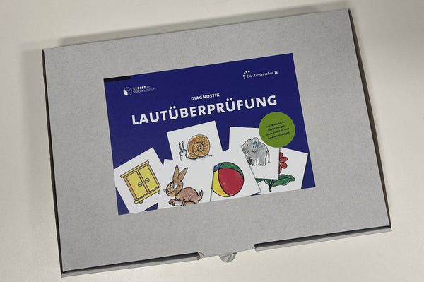 Lautüberprüfung (Basis-Set) mit Bilderbuch, Lautprüfbogen und 50 Protokoll- und Auswertungsbögen