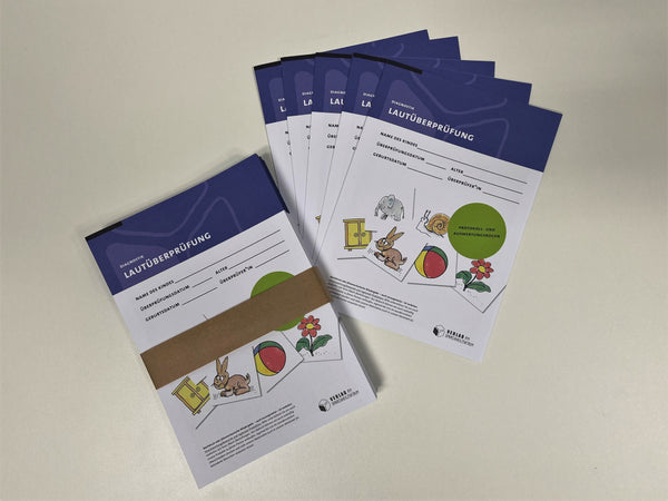 Lautüberprüfung – 100 Protokoll- und Auswertungsbögen (Nachfüllpack)