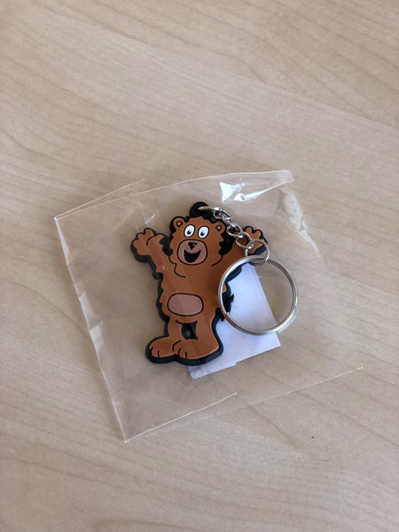 Merch: Wuschelbär-Schlüsselanhänger