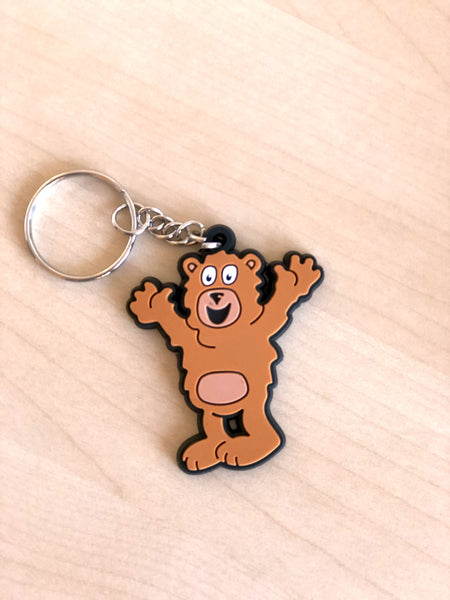Merch: Wuschelbär-Schlüsselanhänger