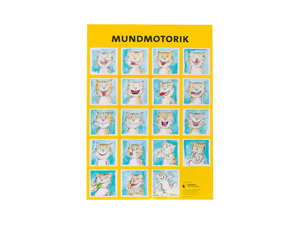 Poster-Set Wuschelbär und Mundmotorik