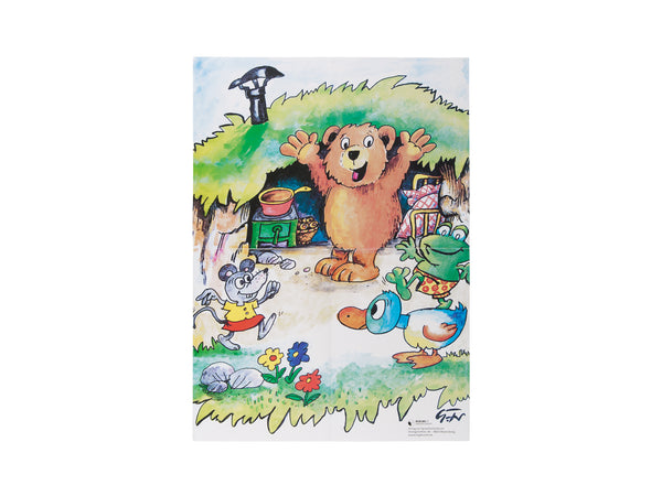 Poster Wuschelbär