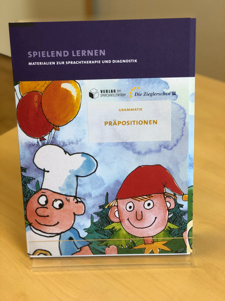 Auf, unter, vor … Therapie- und Übungsset Präpositionen lernen