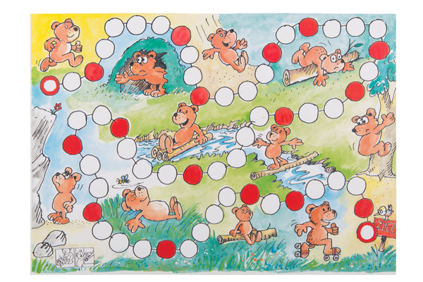 Zusatzmaterial: Spielplan Wuschelbär